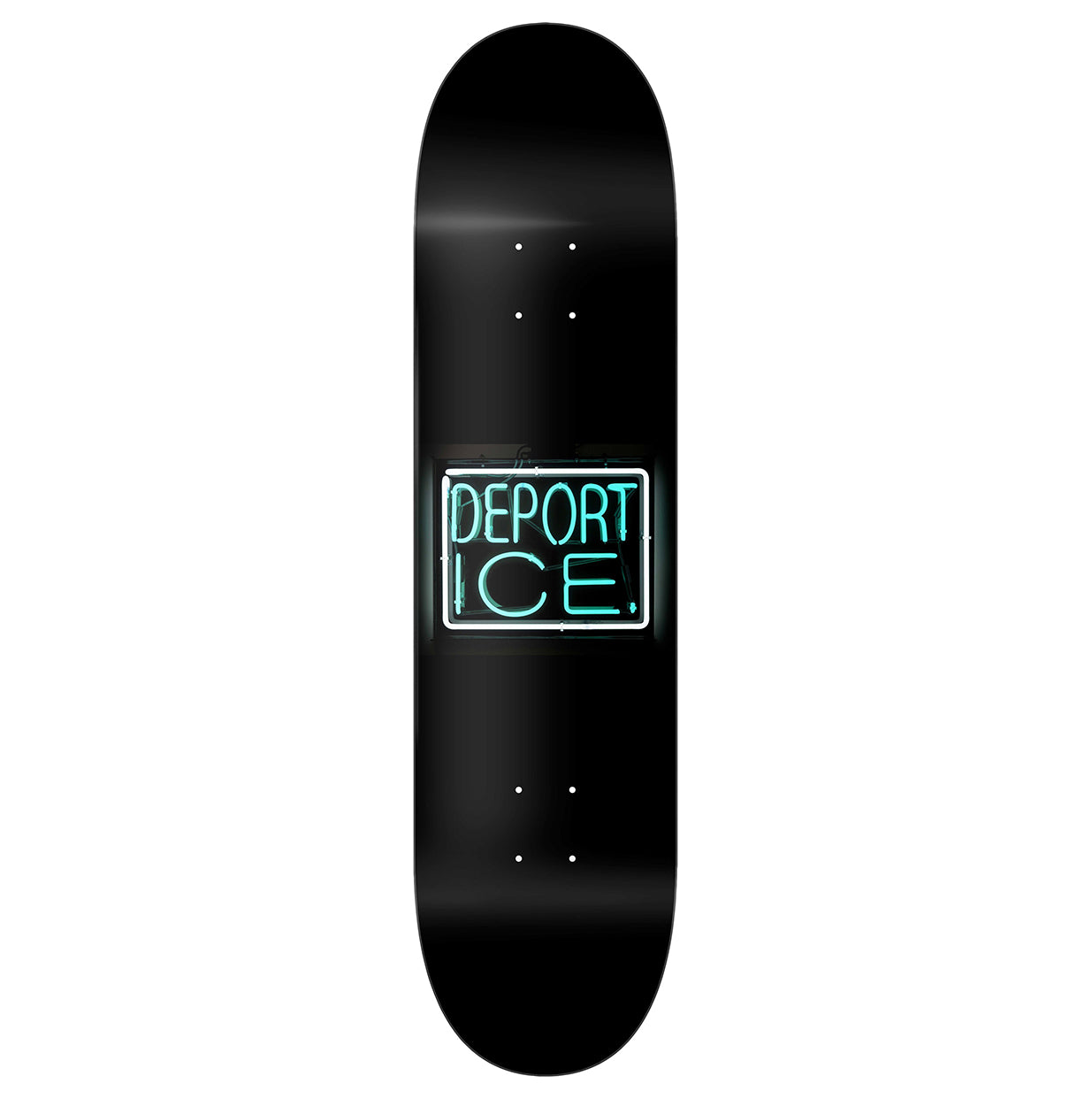 Abolish ICE Skateboard Deck — V2: Signed by Patrick Martinez