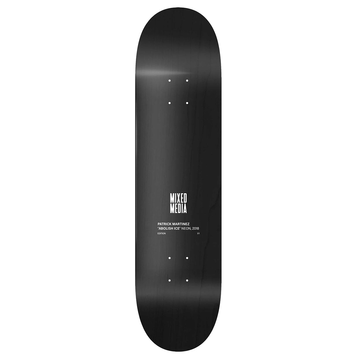 Abolish ICE Skateboard Deck — V2: Signed by Patrick Martinez
