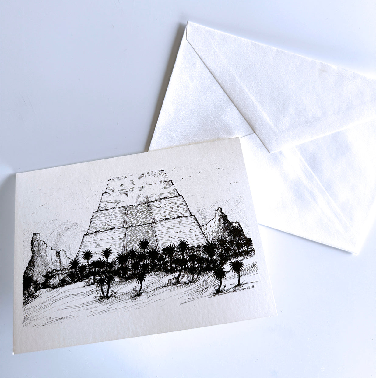 Pyramid Postcard by Rayvan Martinez