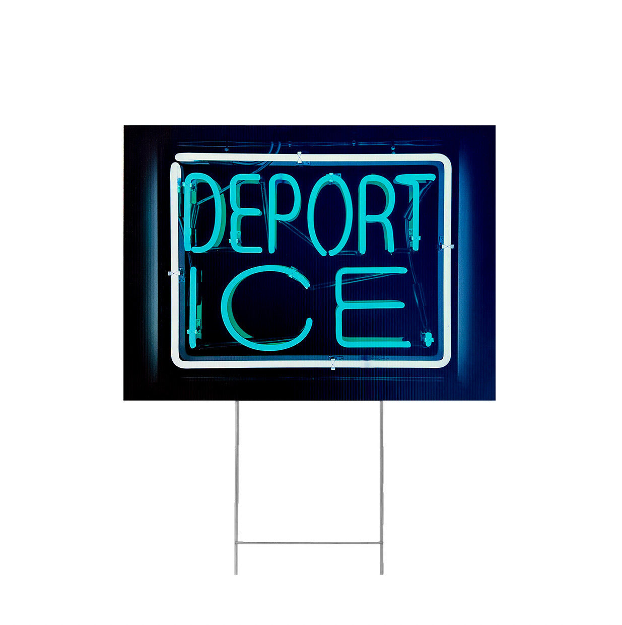 ABOLISH ICE LAWN SIGN