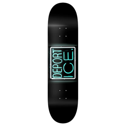 Abolish ICE Skateboard Deck — V1: Signed by Patrick Martinez