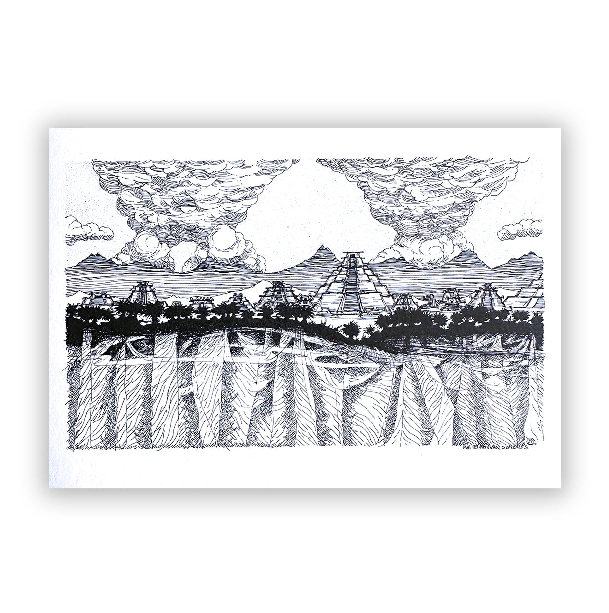 Pyramid Postcards 2 by Rayvan Martinez