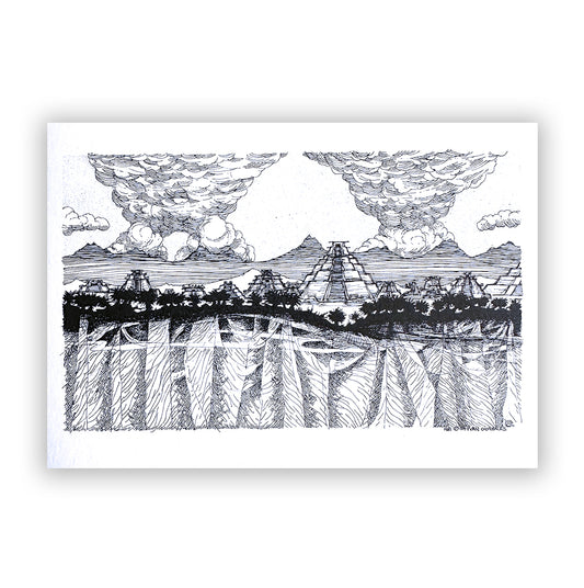 Pyramid Postcards 2 by Rayvan Martinez