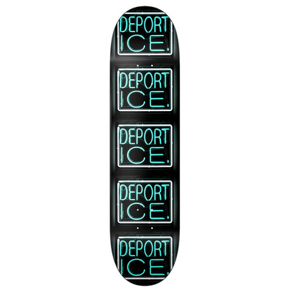 Abolish ICE Skateboard Deck — V3: Signed by Patrick Martinez