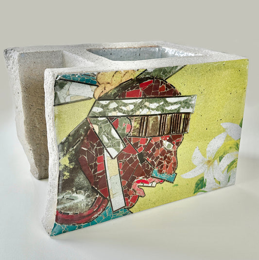 Ceramics Department x Patrick Martinez Cinder Block Planter