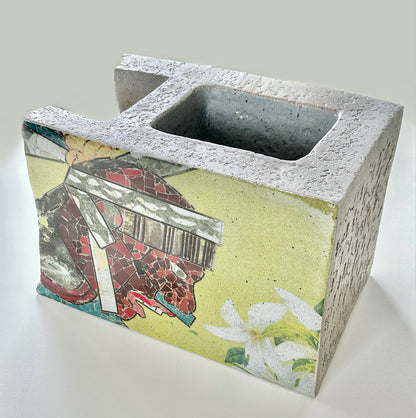 Ceramics Department x Patrick Martinez Cinder Block Planter