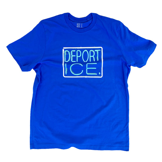 Abolish Ice T-Shirt- Blue