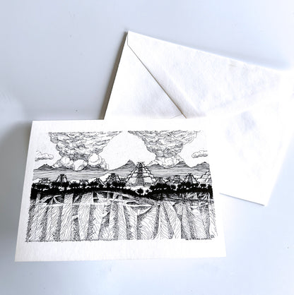 Pyramid Postcards 2 by Rayvan Martinez