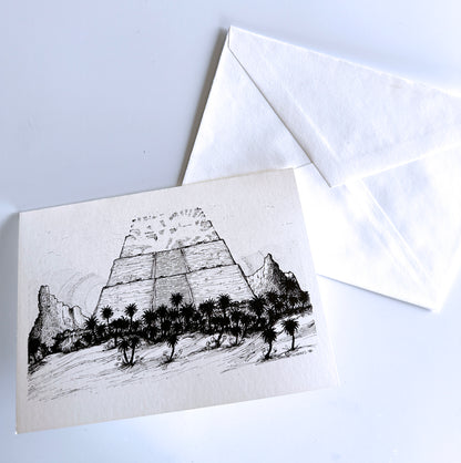 Pyramid Postcard by Rayvan Martinez
